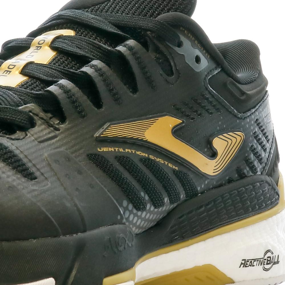 Joma Chaussures de Padel Noir Homme Joma 2204 Lemon Fluor