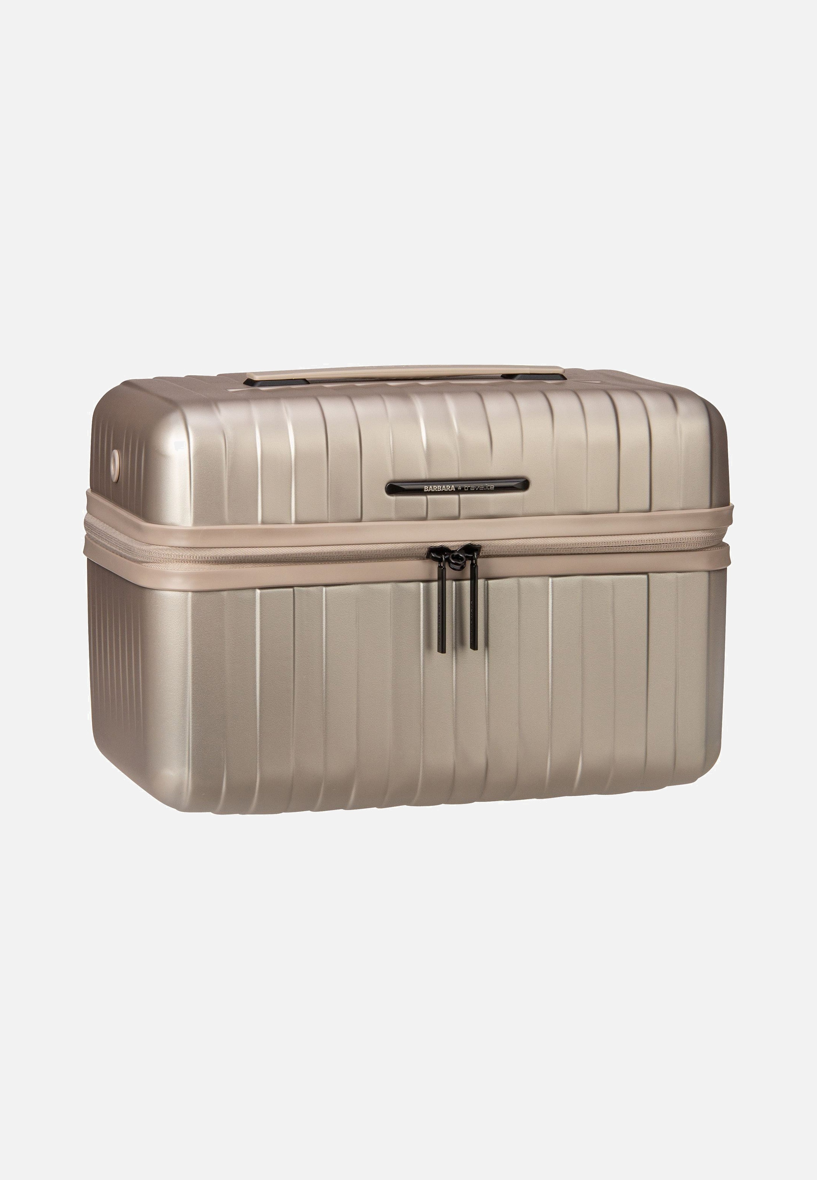Barbara Novelty Beauty Case Satin Nude - Kosmetikkoffer
