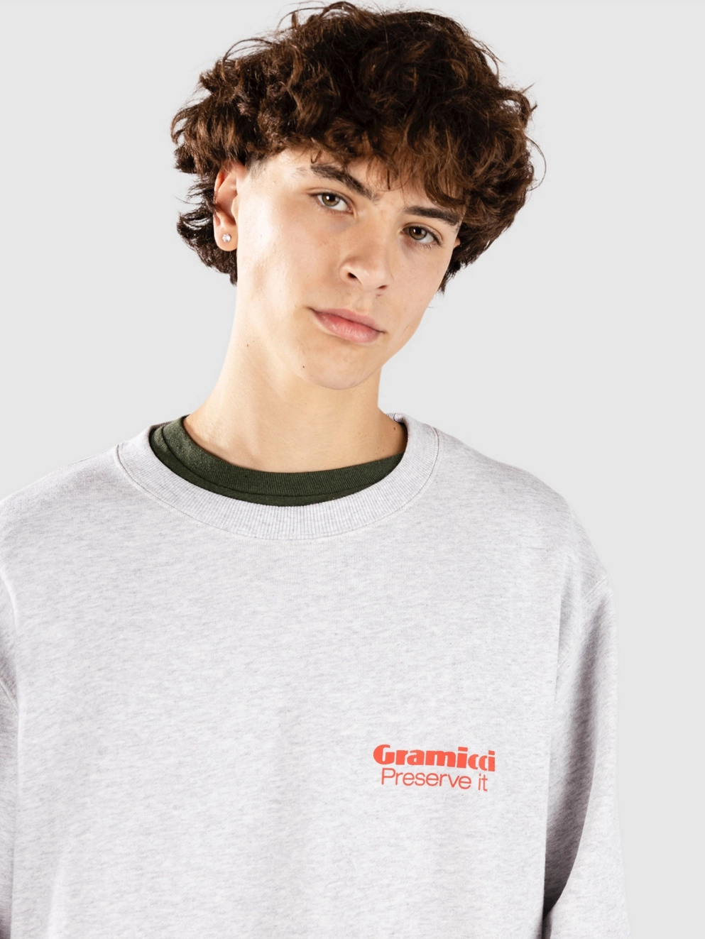 Gramicci Preserve It Sweater grey heather