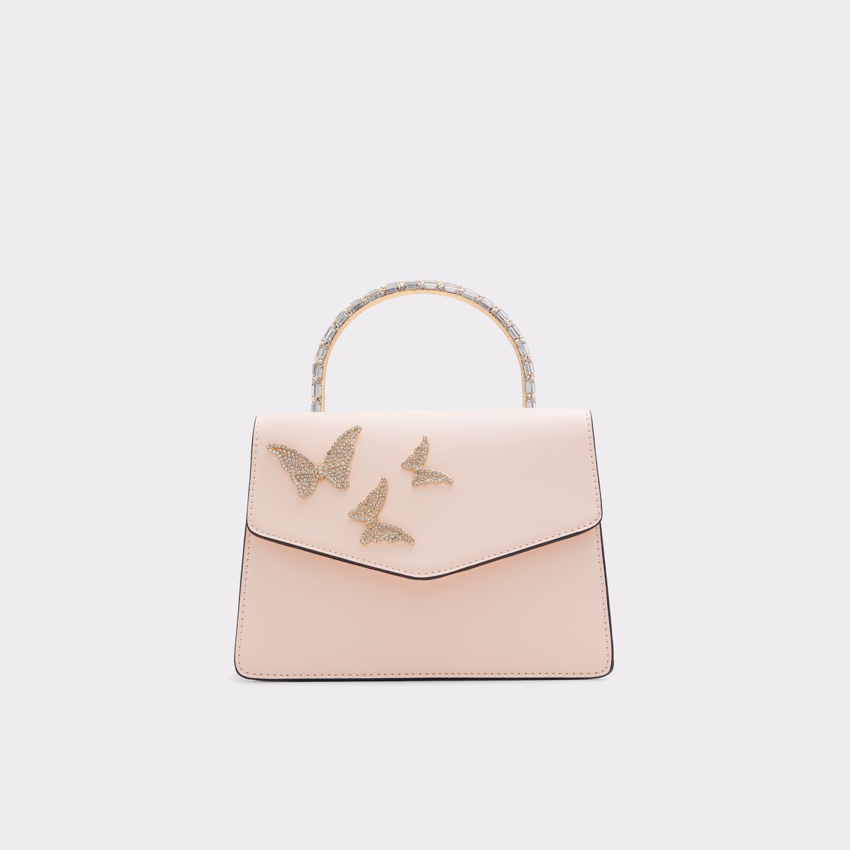 Celissaax Light Pink Women Top Handle Bags