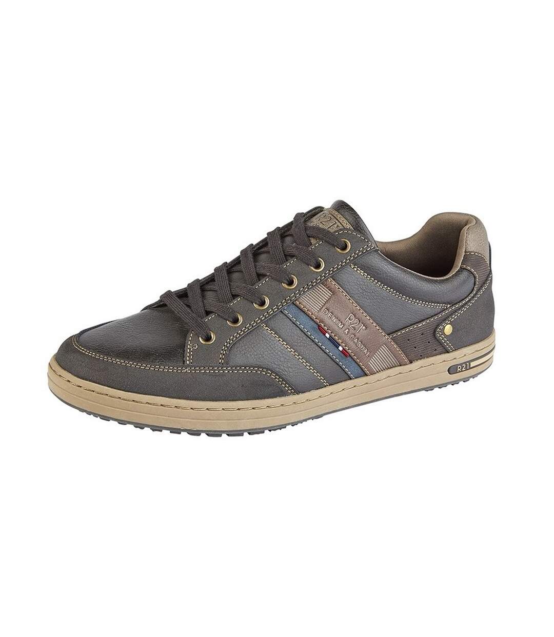 Route 21 - Chaussures décontractées - Homme (Marron foncé) - UTDF2013
