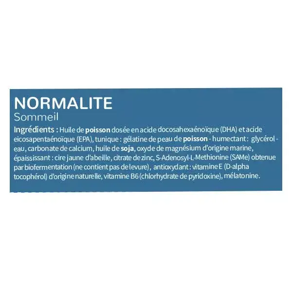 Codifra Normalite Sommeil Endormissement et Décalage horaire 30 capsules