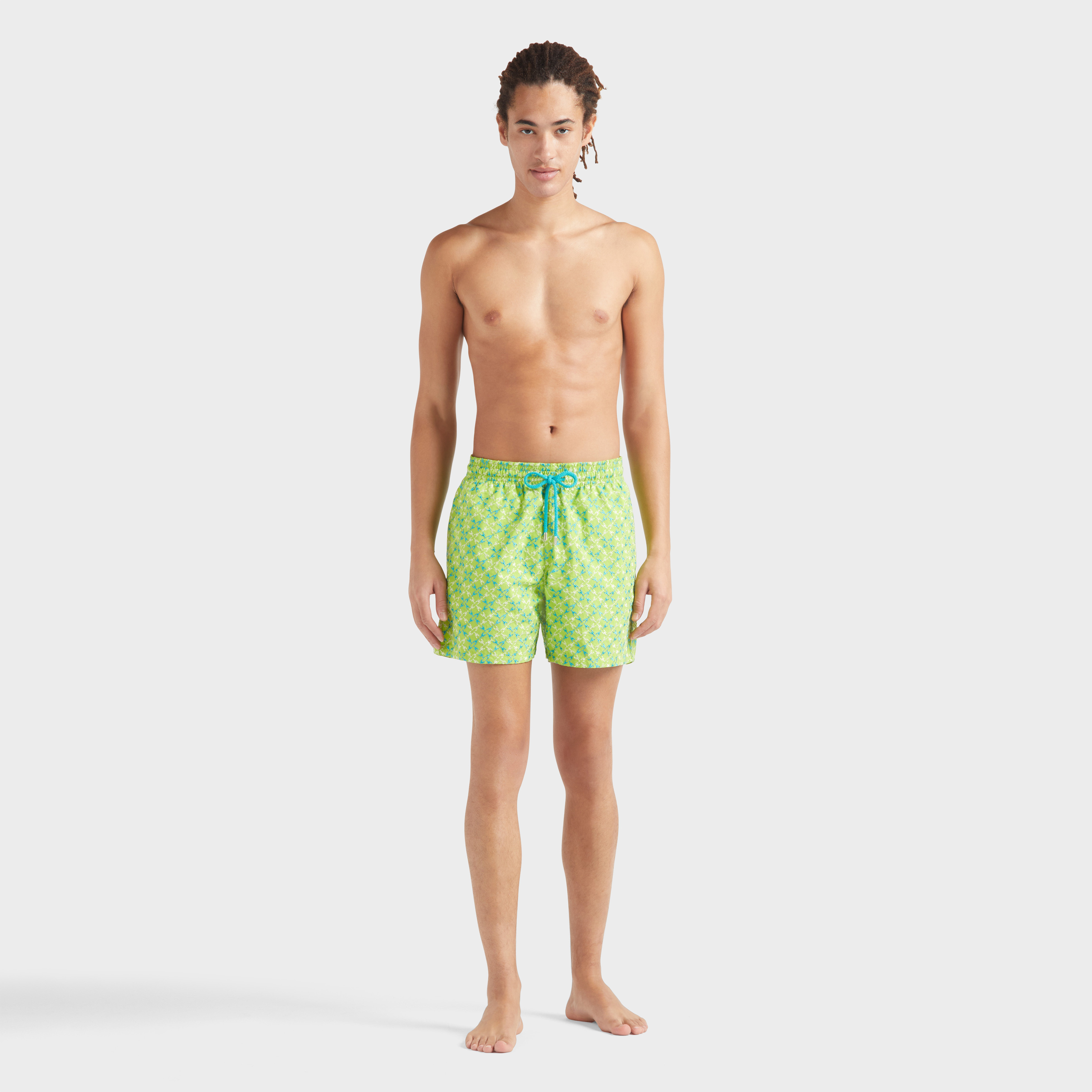 Maillot de bain homme brodé Homard Pixel - Edition Limitée