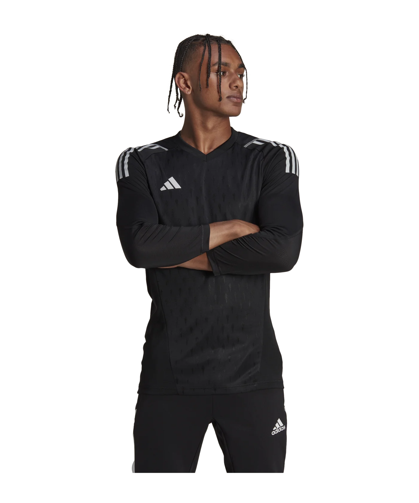 adidas Tiro 23 Pro Torwarttrikot Langarm Schwarz