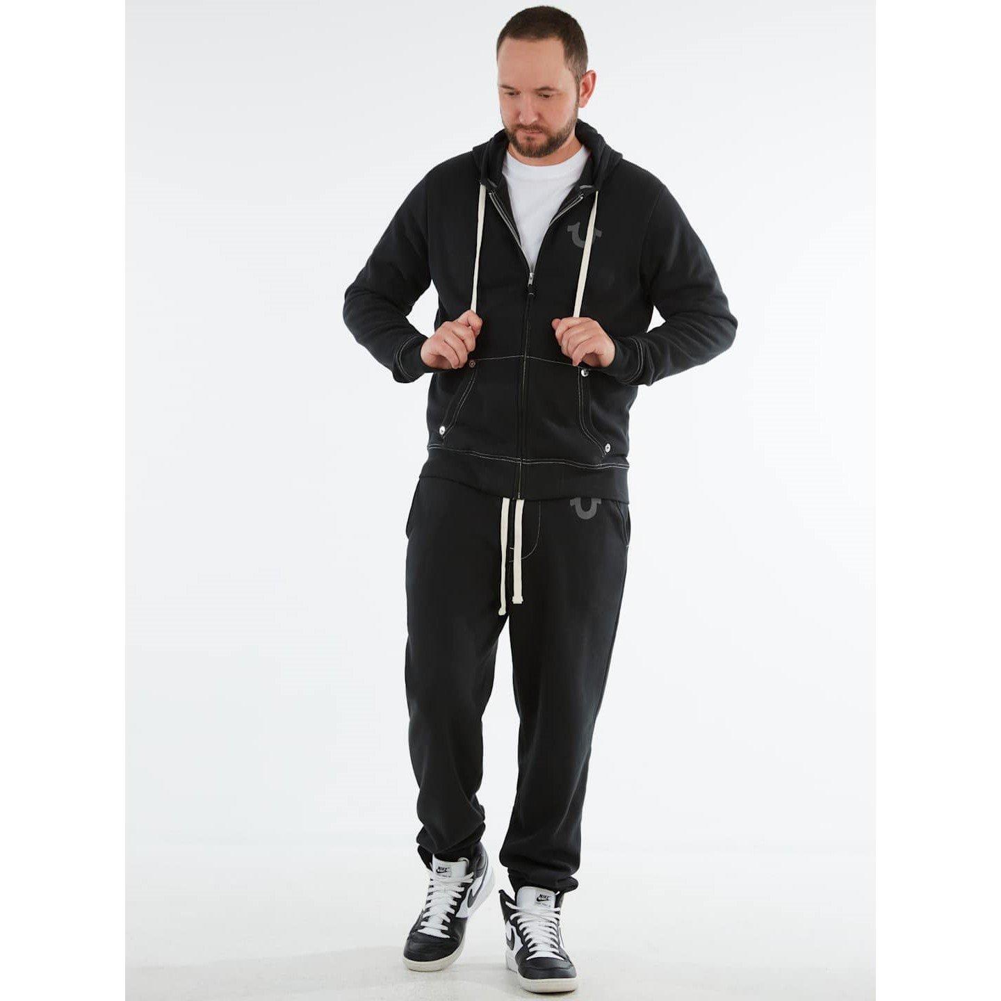 True Religion TR Classic Logo Jogging Bottoms Mens