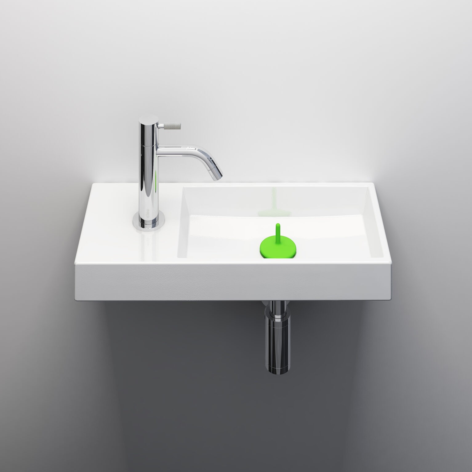 Clou Mini Wash Me siliconen waterstop groen