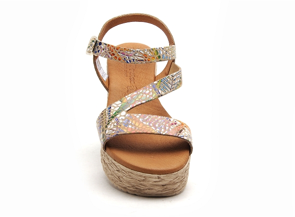 Eva frutos nu pieds talons femme 742 multicolore