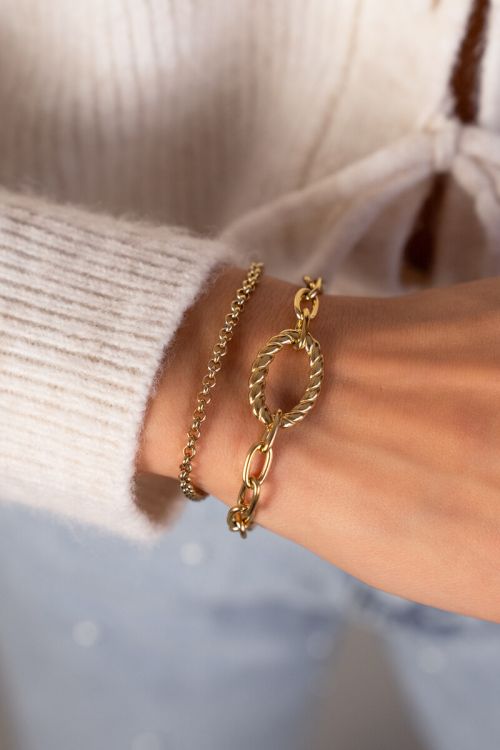 Iconic dunne schakelarmband