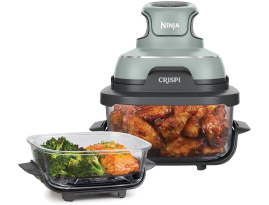 NINJA - Friteuse à air chaud sans huile Crispi Airfryer en verre FN101EUSG