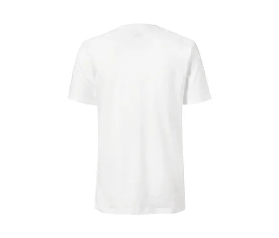 2 T-Shirts mit Rundhalsausschnitt, weiß
