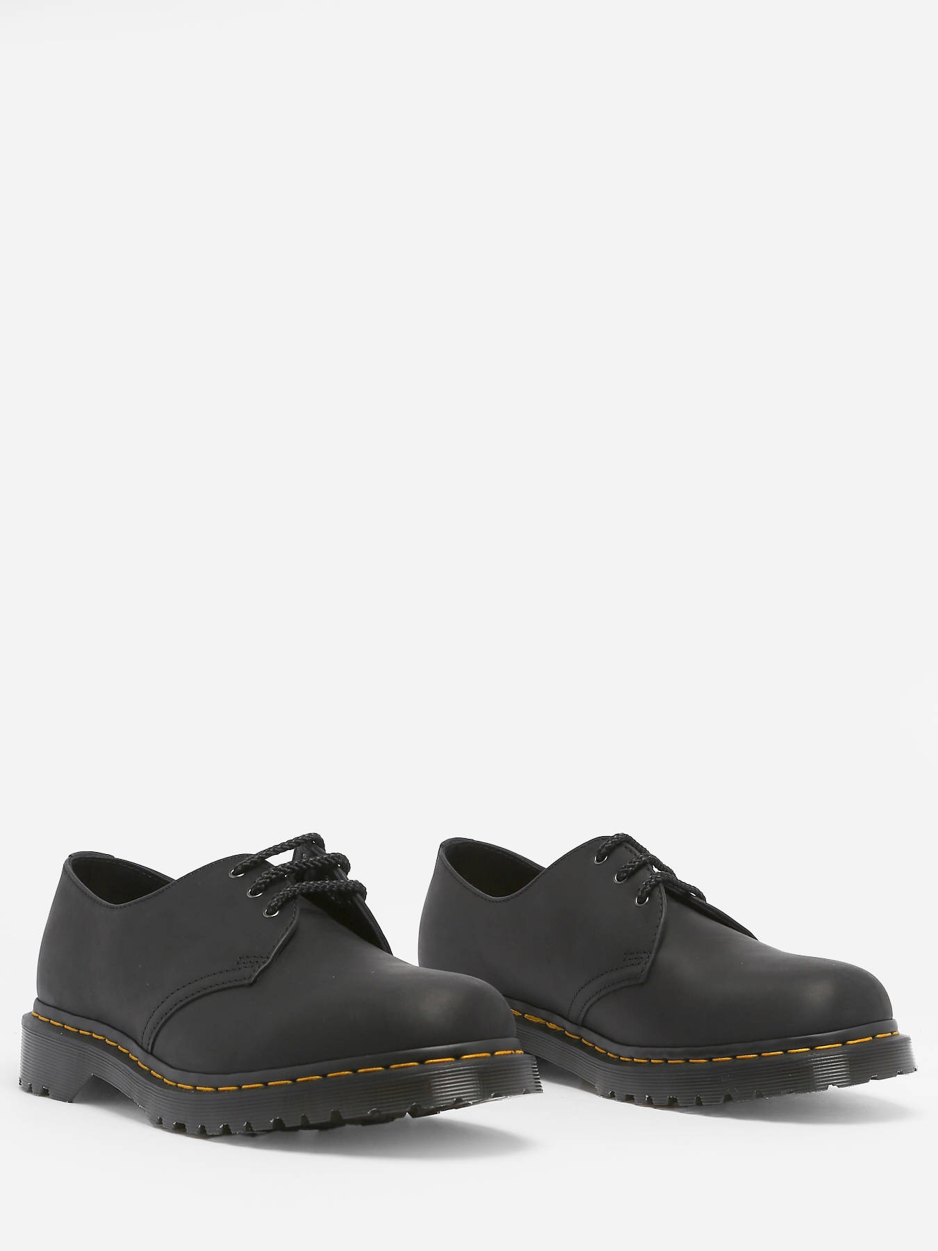 Chaussures derbies 1461 Black Waxed Full Grain en cuir DR MARTENS