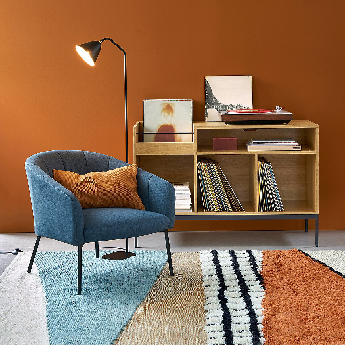 LA REDOUTE INTERIORS<br>Móveis de vinil em carvalho, Compo