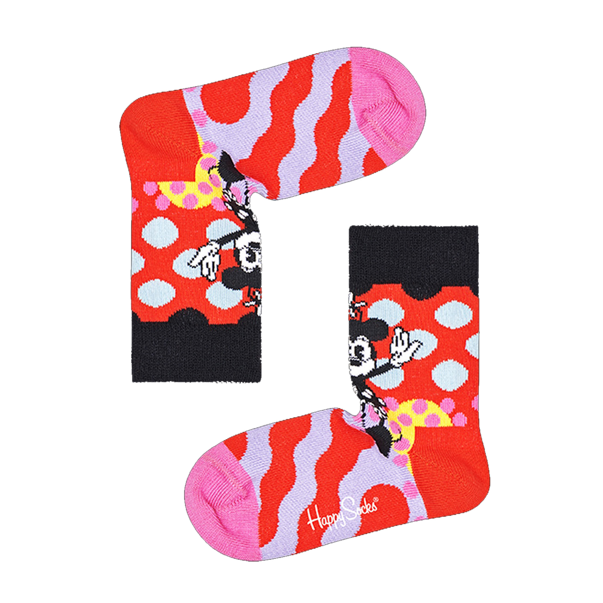 Pacote com 3 pares de meias infantis da Minnie da Disney