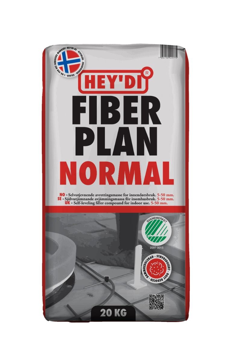 AVRETTINGSMASSE HEY'DI RETT PÅ GULVET NORMAL 20KG