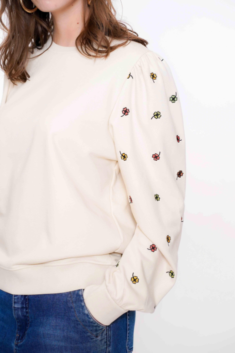 Geisha beige dames sweater