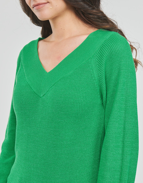 Vero Moda - VMNEWLEXSUN LS DOUBLE V-NCK BLOU GA REP2 - Vert