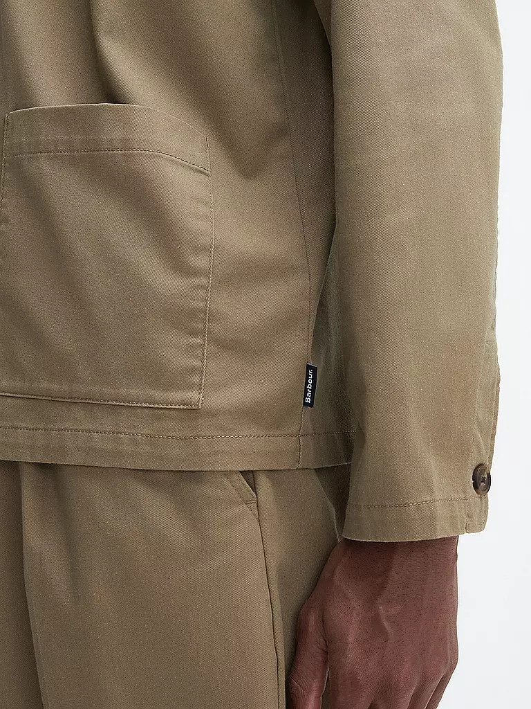 BARBOUR Overshirt RAITHWELL beige
