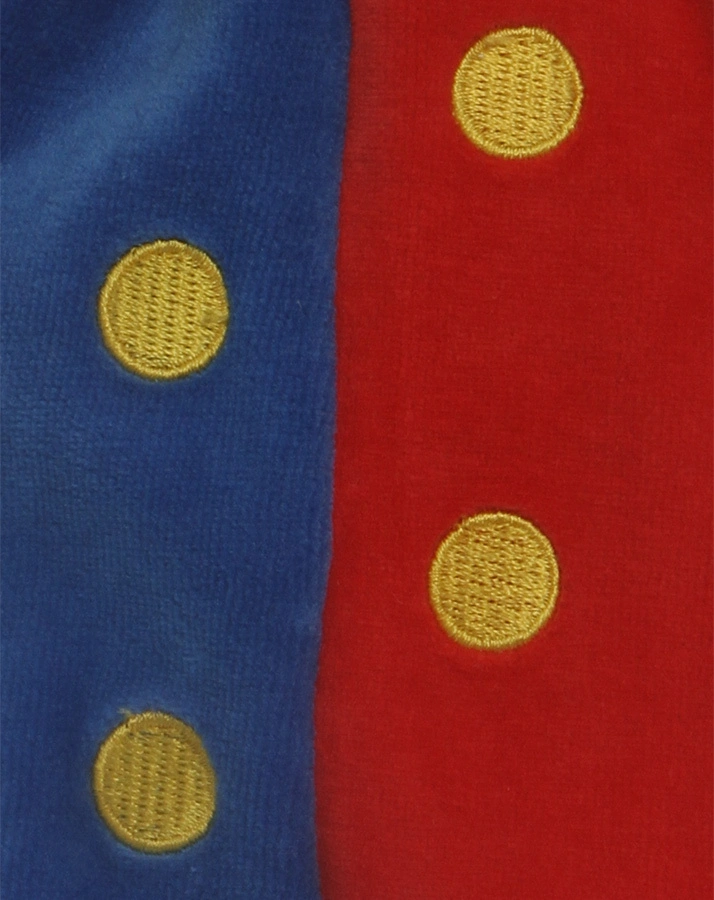 Handpuppe Kasper in blau/rot/gelb