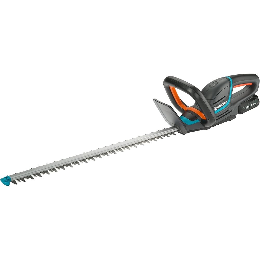 Set taille-haies sans fil ComfortCut 60 18 V P4A Gardena, i : taille-haies ac poignée ergon.; butée d’arrêt, faible poids pr meilleure manipulation, ac batterie 18 V P4A (14731-20) : Jardin