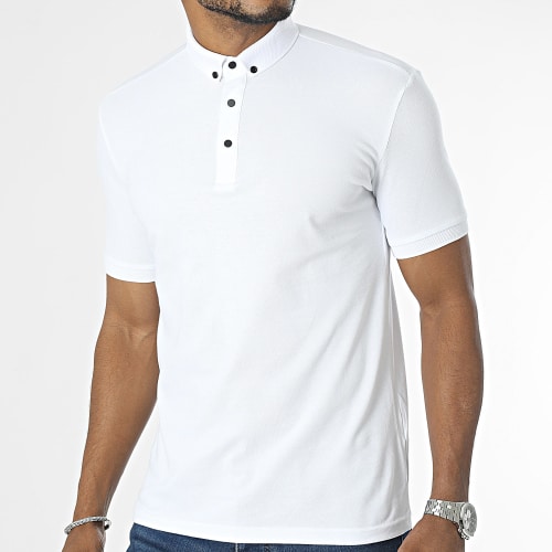 Polo Manches Courtes Blanc