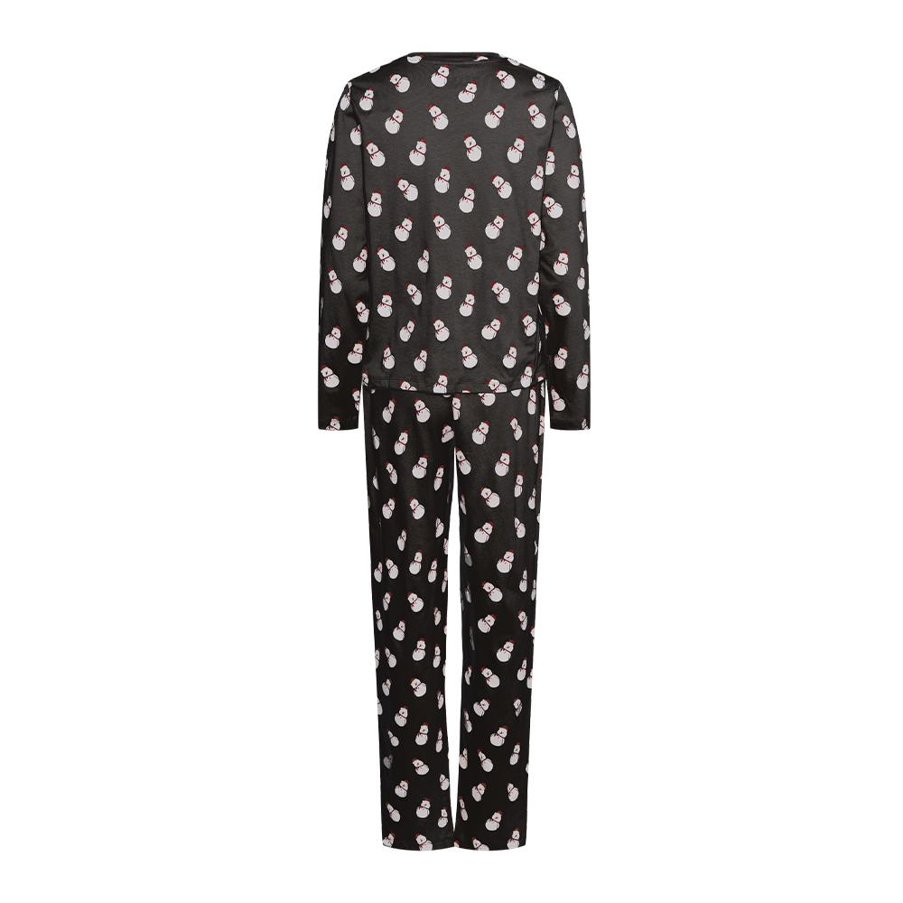 Pieces Pyjama Noir Femme Pieces Naya Xmas