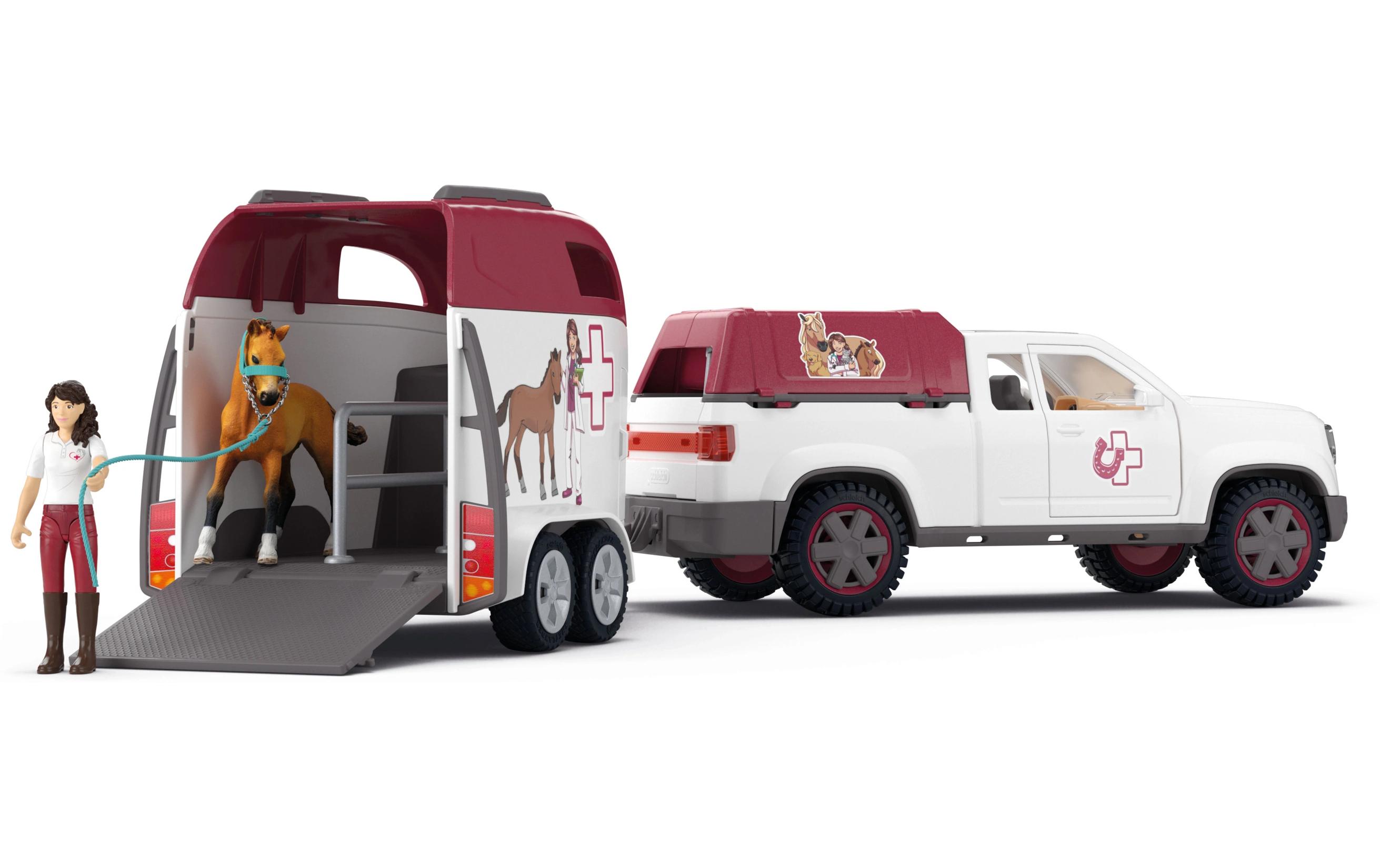 Spielfigurenset Horse Club Mobile Tierärztin mit AnhängerPlayset Tierärztin mit mobilem Anhänger
