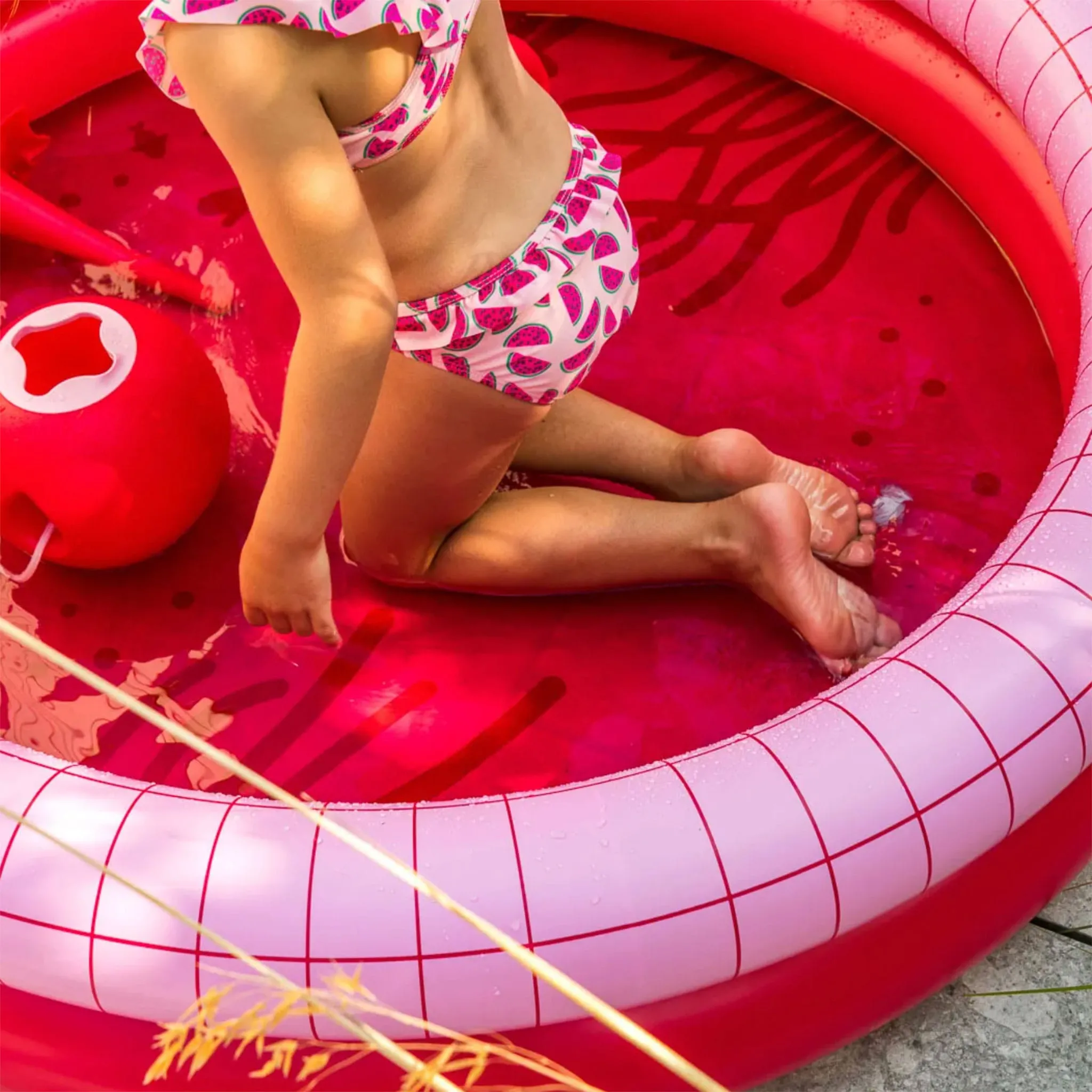 Quut Piscine Dippy 120cm - Rouge Cerise