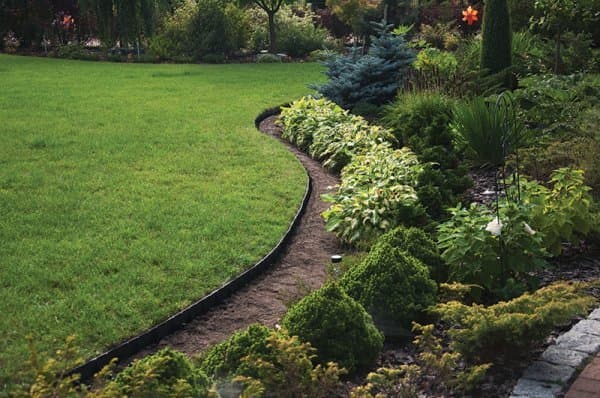 Bradas med EASY BORDER plenkant - 40mm svart