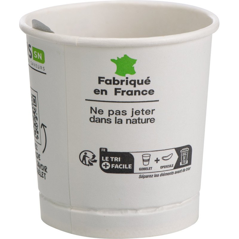 Gobelet carton operculé prédosé Expresso 18 cl