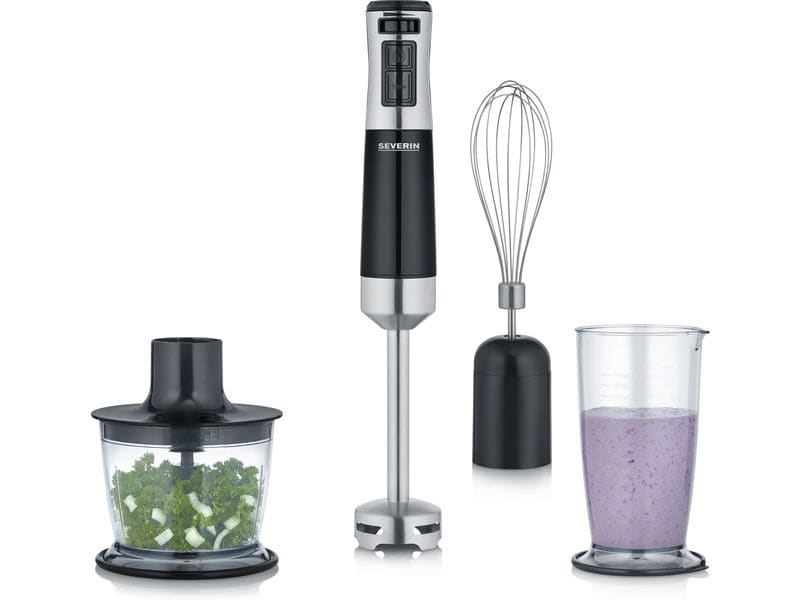 Severin Stabmixer SM 3772 Schwarz/Silber Stabmixer-Set