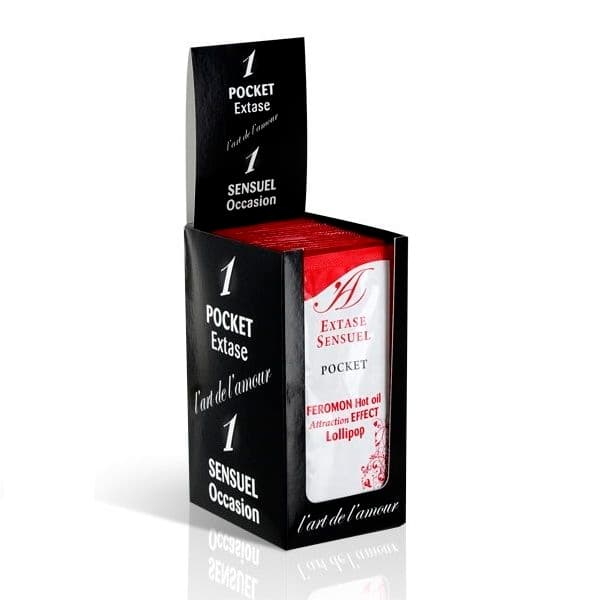 Extase Sensual - Massasjeolje Med Varmeeffekt Feromoner Lollipop 10 Ml