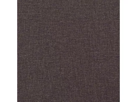 Canapé Chesterfield 2 places marron foncé tissu
