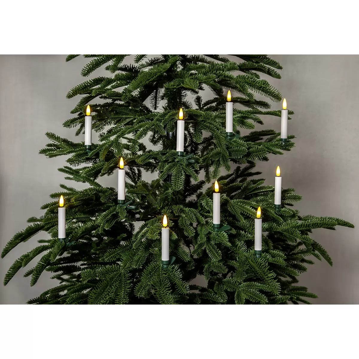 LED Baumkerze weiss