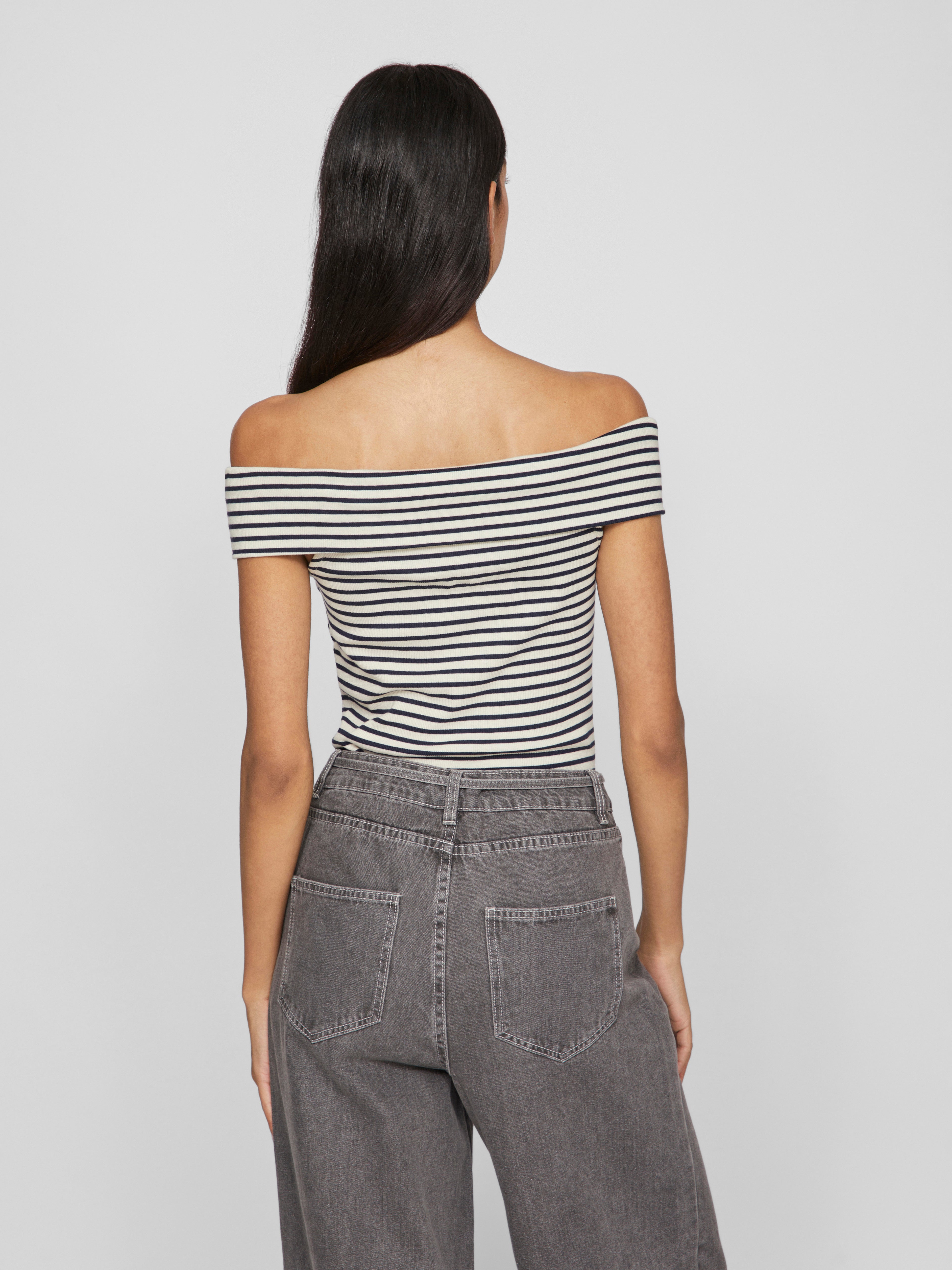 Vila  Visalja off-shoulder top - Cloud Dancer