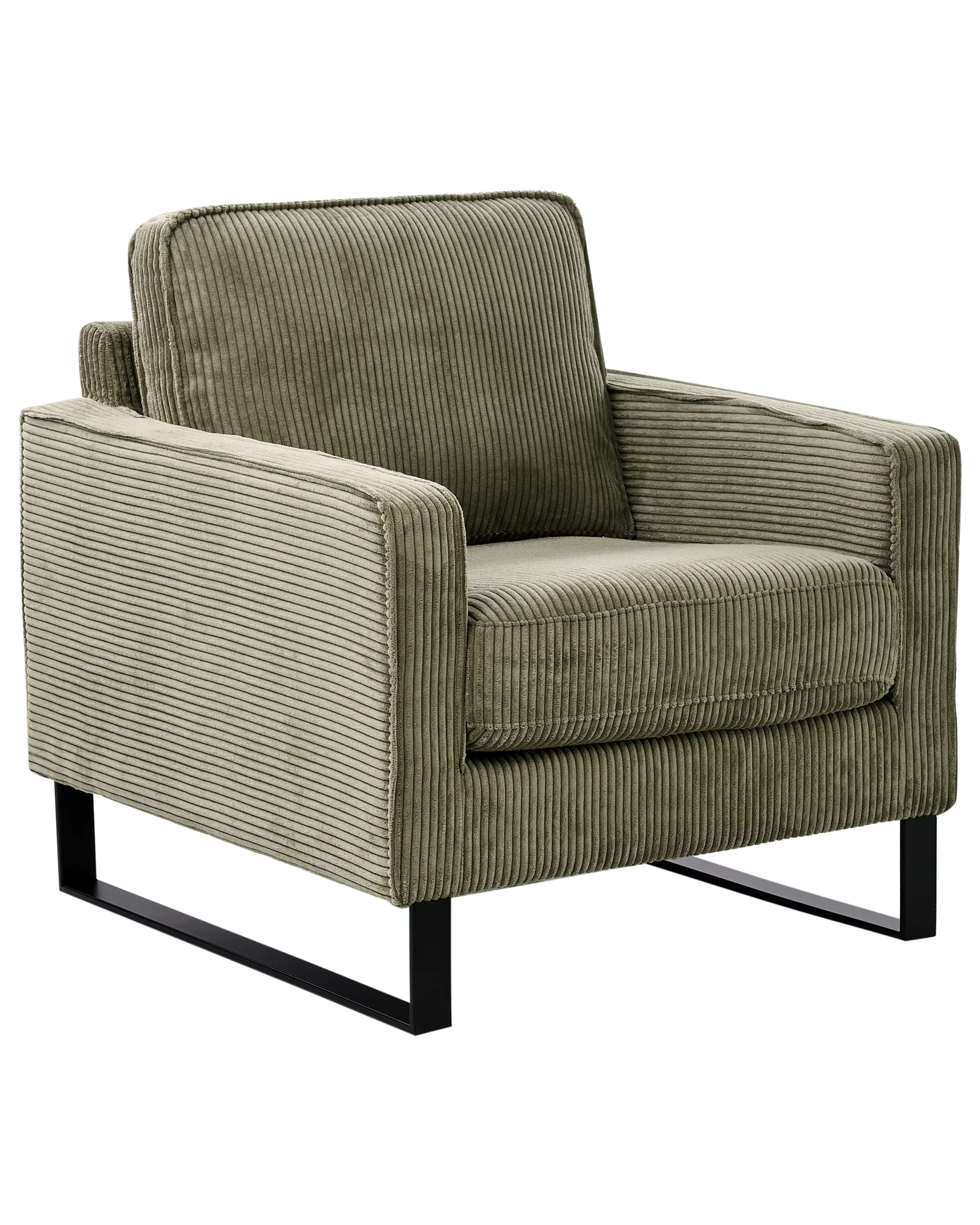 Fauteuil VIND Corduroy Groen