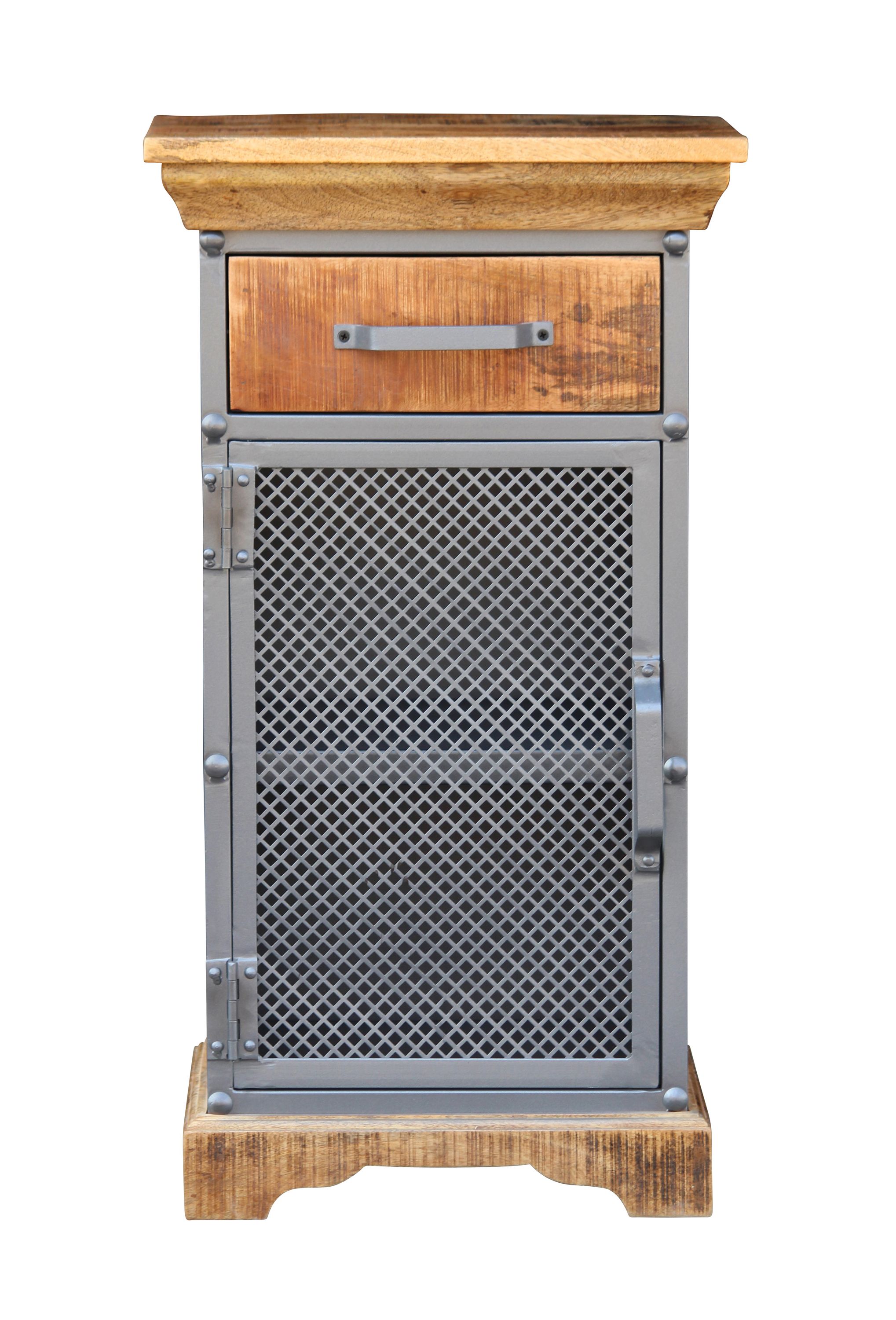 Beistellschrank Holz SAMO 45 x 80 cm