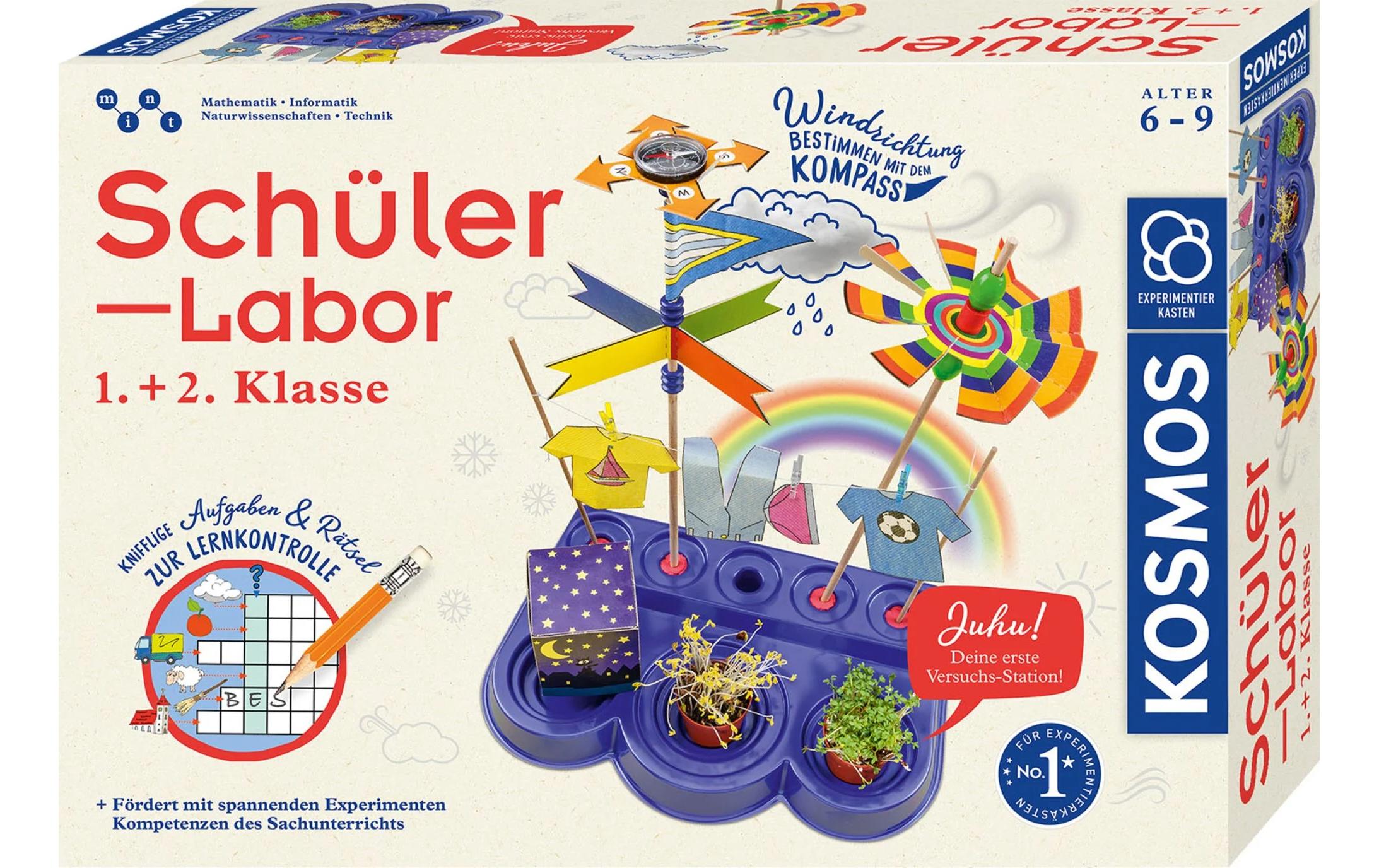 Experimentierkasten Schülerlabor Grundschule 1.+2. KlasseExperimente der 1. und 2. Klasse