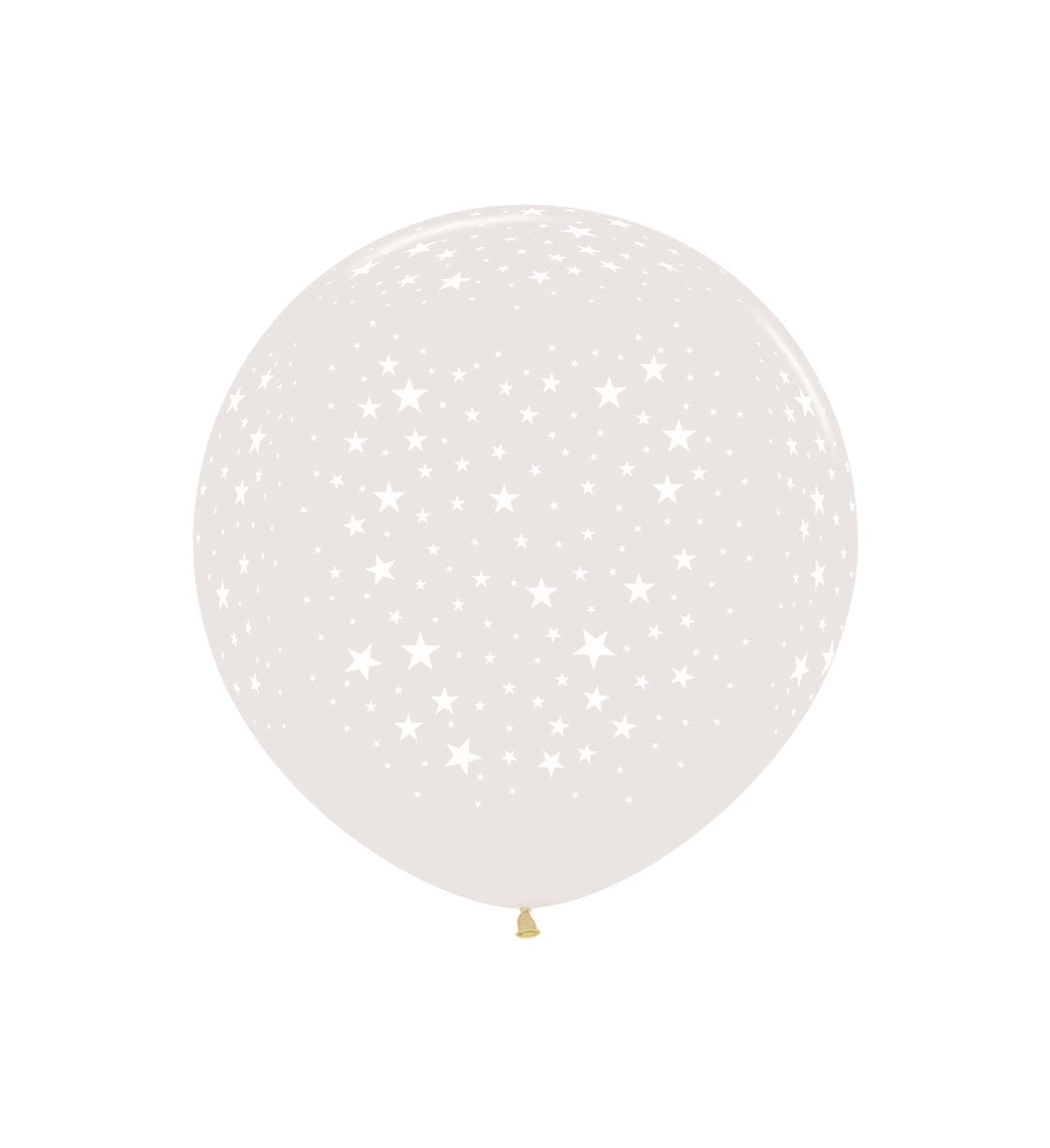 Ballonnen Stars Clear 61cm 3st