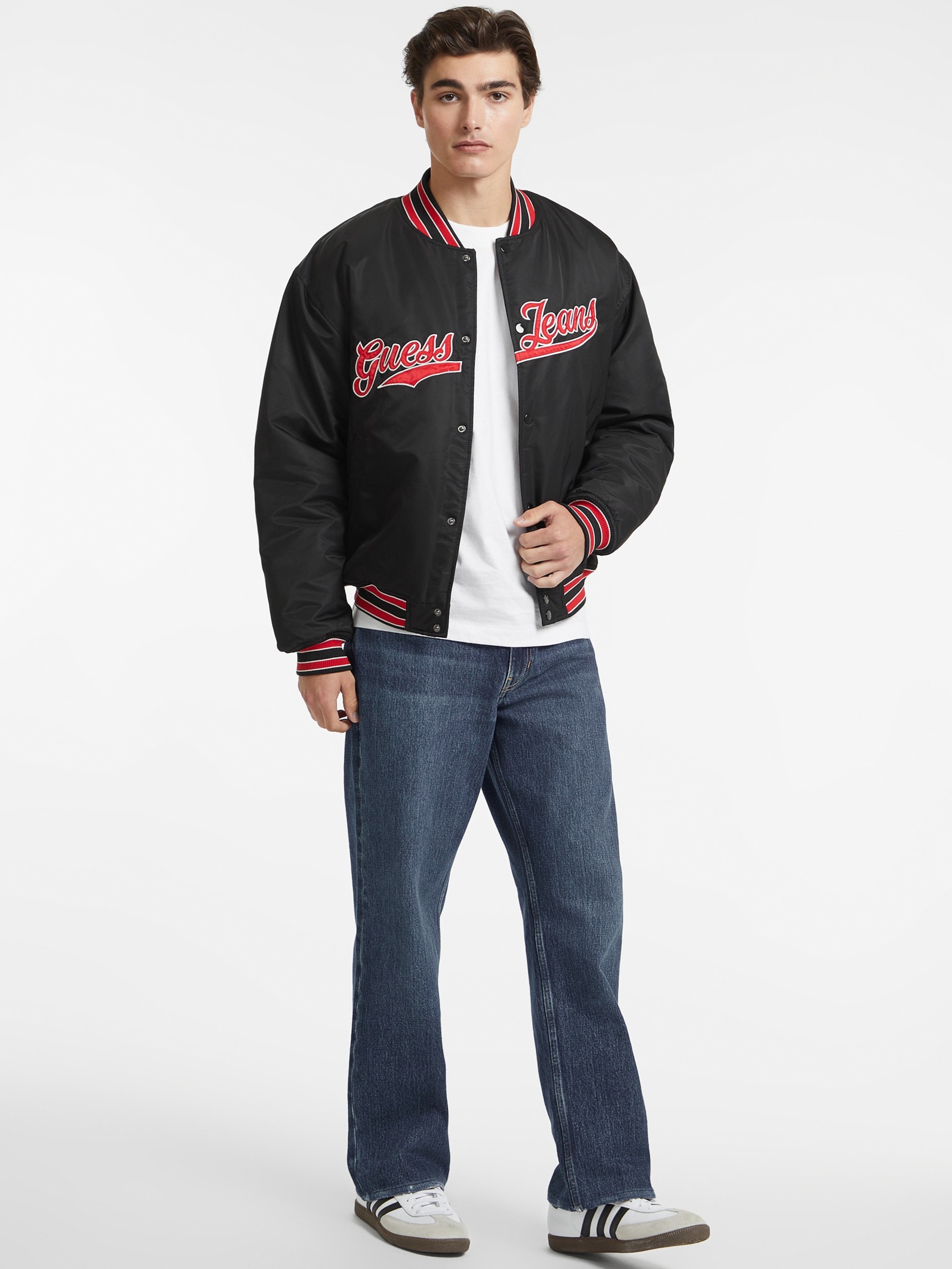 Jaqueta Varsity com Patch de Estilo