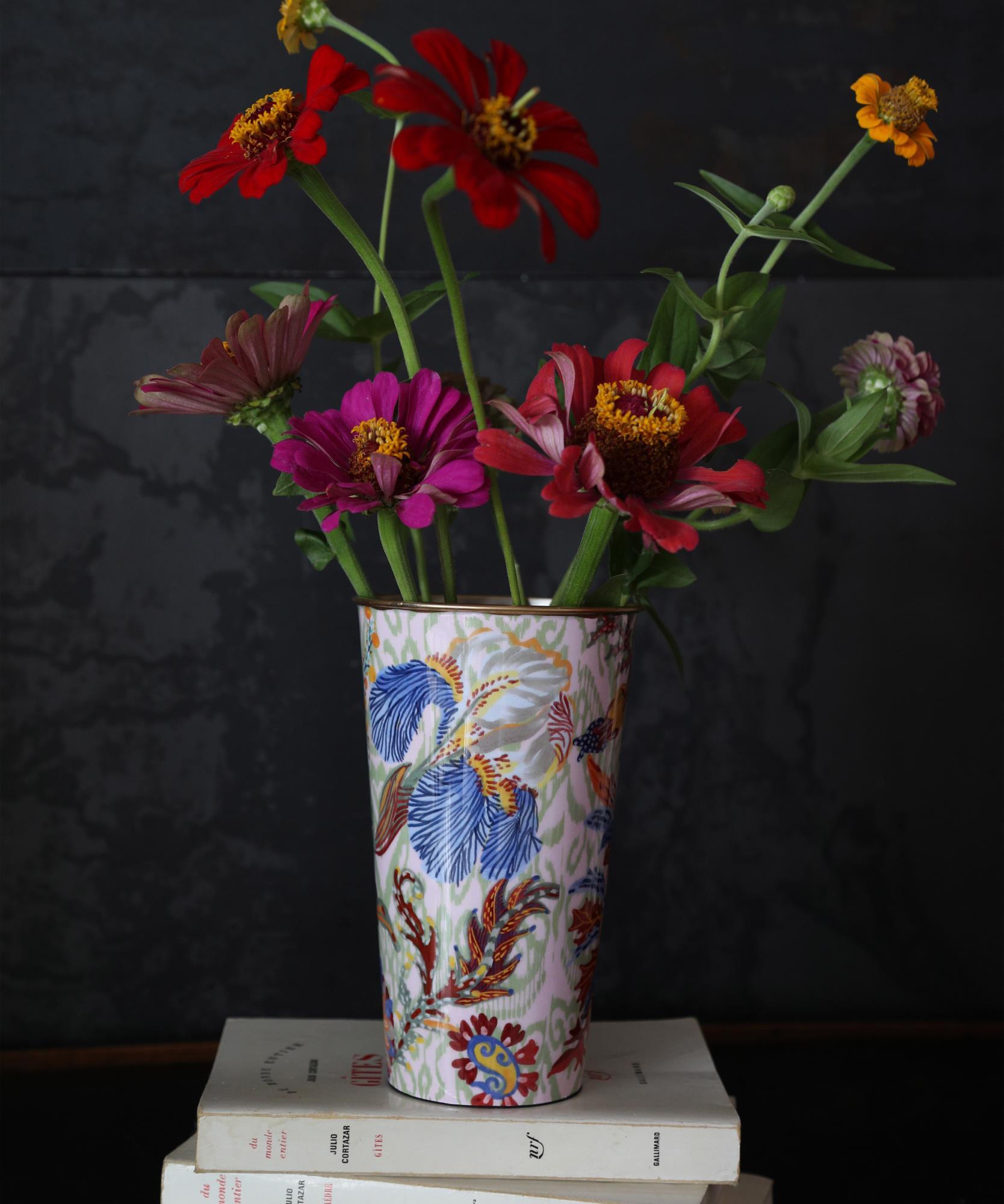 Vase Fleurikat  Acier Inoxydable - Beige