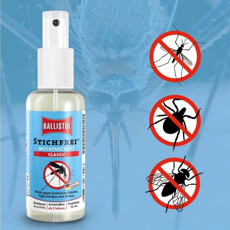 Ballistol Stichfrei Mückenschutz Classic Pumpspray, 100 ml