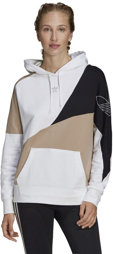 adidas Colorblock hættetrøje Hvid