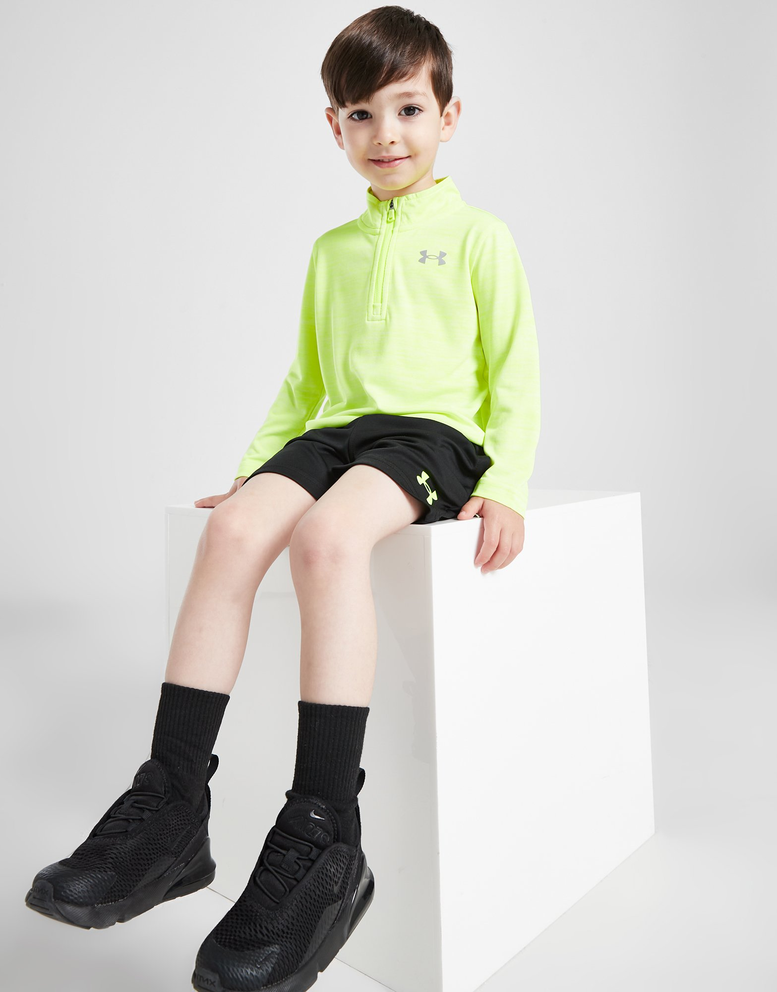 Under Armour Ensemble Haut Zippé/Short Bébé