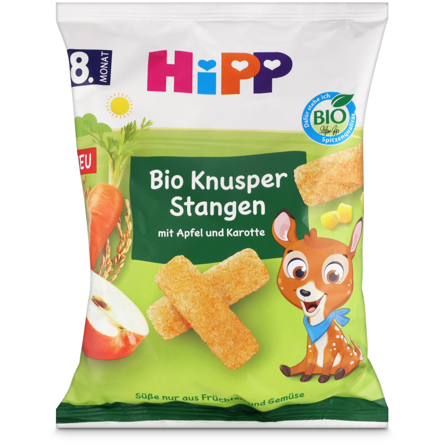 Hipp Knusperstange Apfel & Karotte 8+ Monate