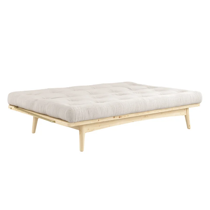Karup Design - Folk Schlafsofa, Kiefer klar lackiert / beige (747)