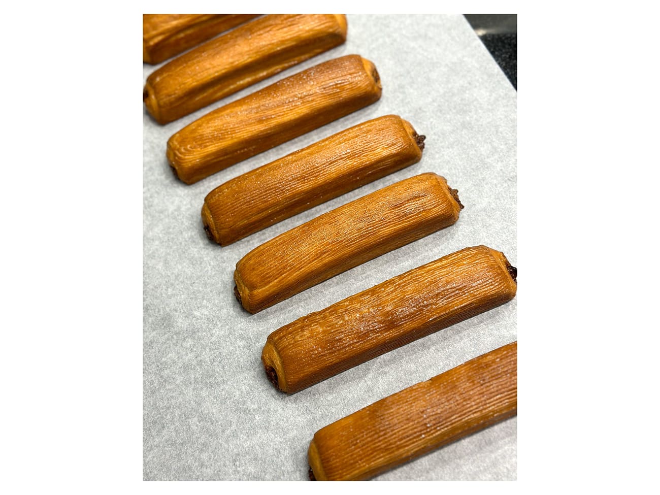 Moule barre viennoiserie - antiadhésif - 25 x 4,2 x ht 4 cm - Mallard Ferrière