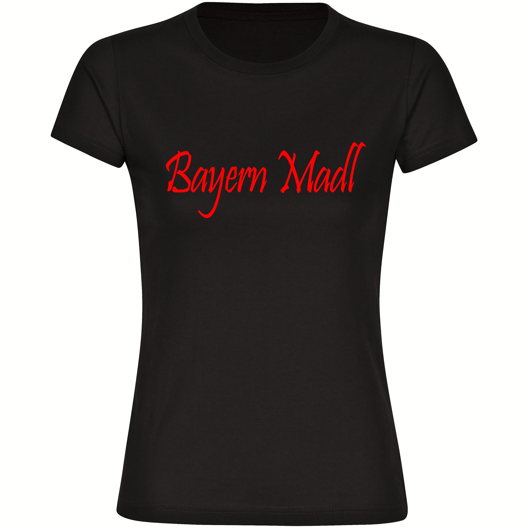 multifanshop® Kinder T-Shirt - Bayern - Bayern Madl - Druck rot