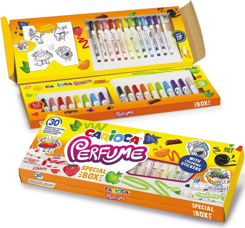 Carioca - Speciale Set - Viltstiften - Gesorteerd - Afwasbare Inkt - 30 Stuks