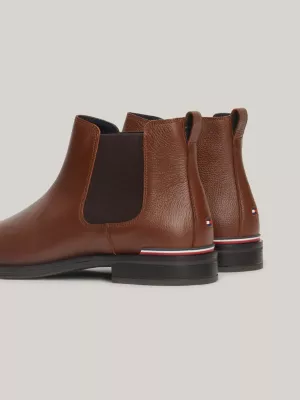 Botas Chelsea de couro Signature