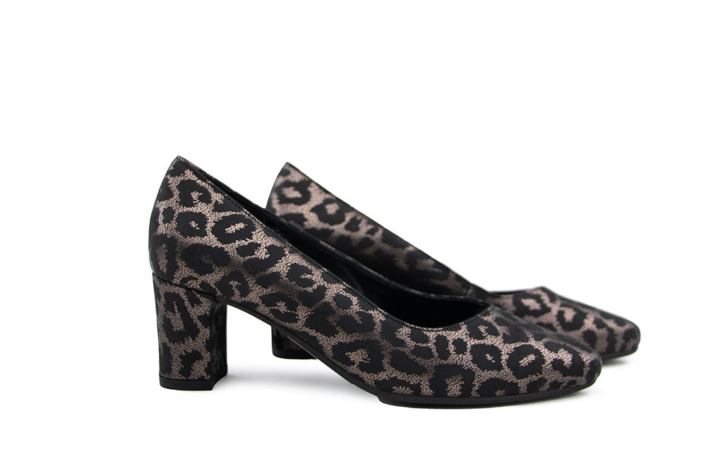 Gabor Pump Rame Schwarz Leo